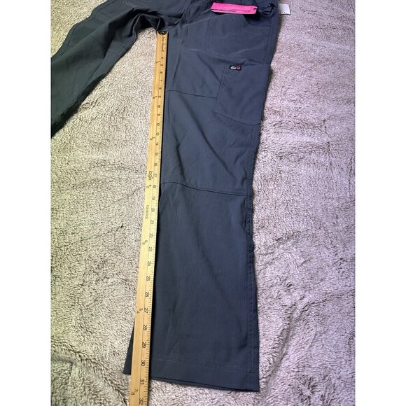 Koi Lite Scrub Pants Woman’s Peace Drawstring Charcoal Performance Stretch New - Picture 15 of 16